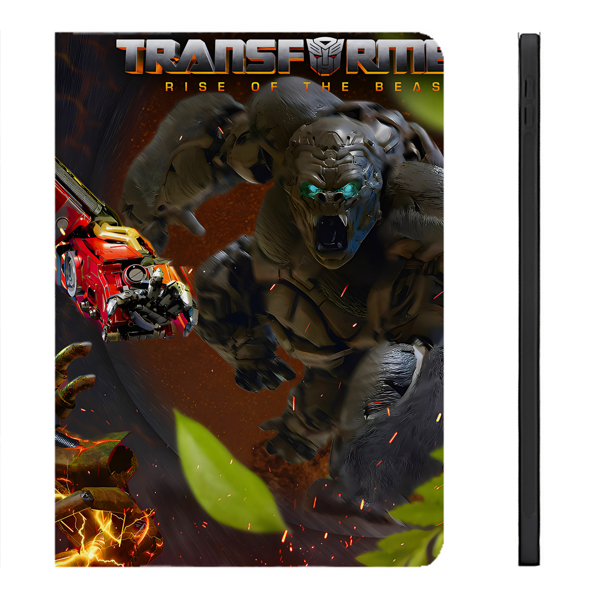 （画像用） Transformers トランスフォーマー IPadケース ペンホルダー付き ブックスタイルデザイン